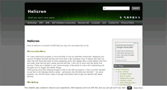 Desktop Screenshot of helicron.net